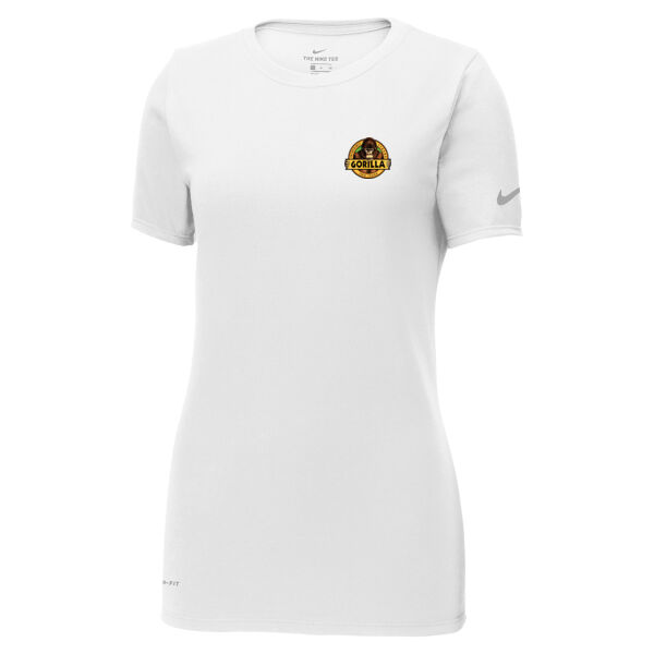 LADIES - Nike Dri-FIT Cotton/Poly Scoop Neck Tee Thumbnail