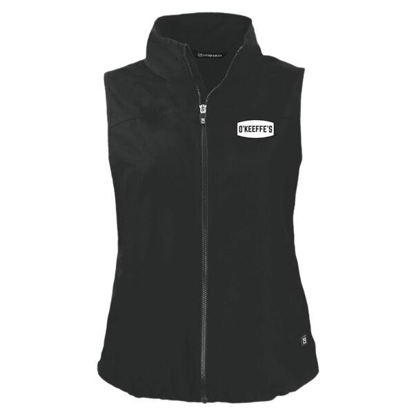 O'KEEFFE'S - LADIES - Cutter & Buck Charter Eco Full-Zip Vest Thumbnail