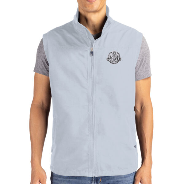 MEN'S - Cutter & Buck Charter Eco Full-Zip Vest - Grey (MCO00083) Thumbnail
