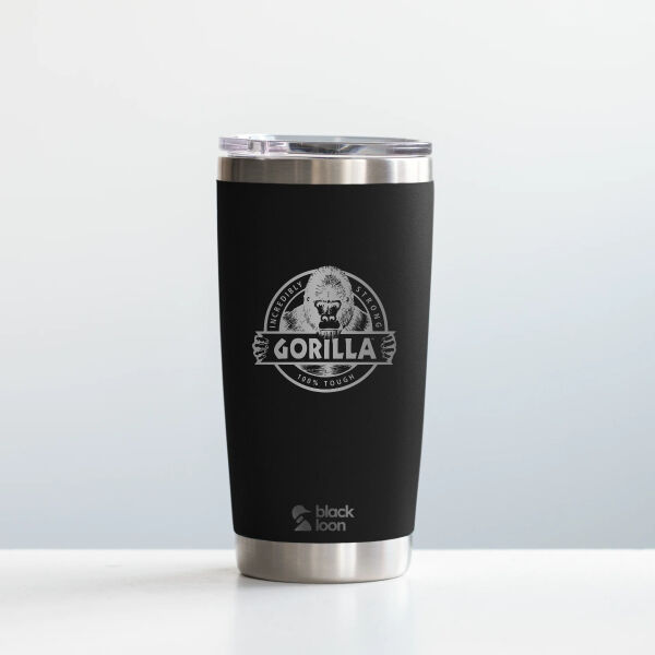 Gorilla Glue - Black Loon 600ml Tumbler (GG-TUMB-600) Thumbnail